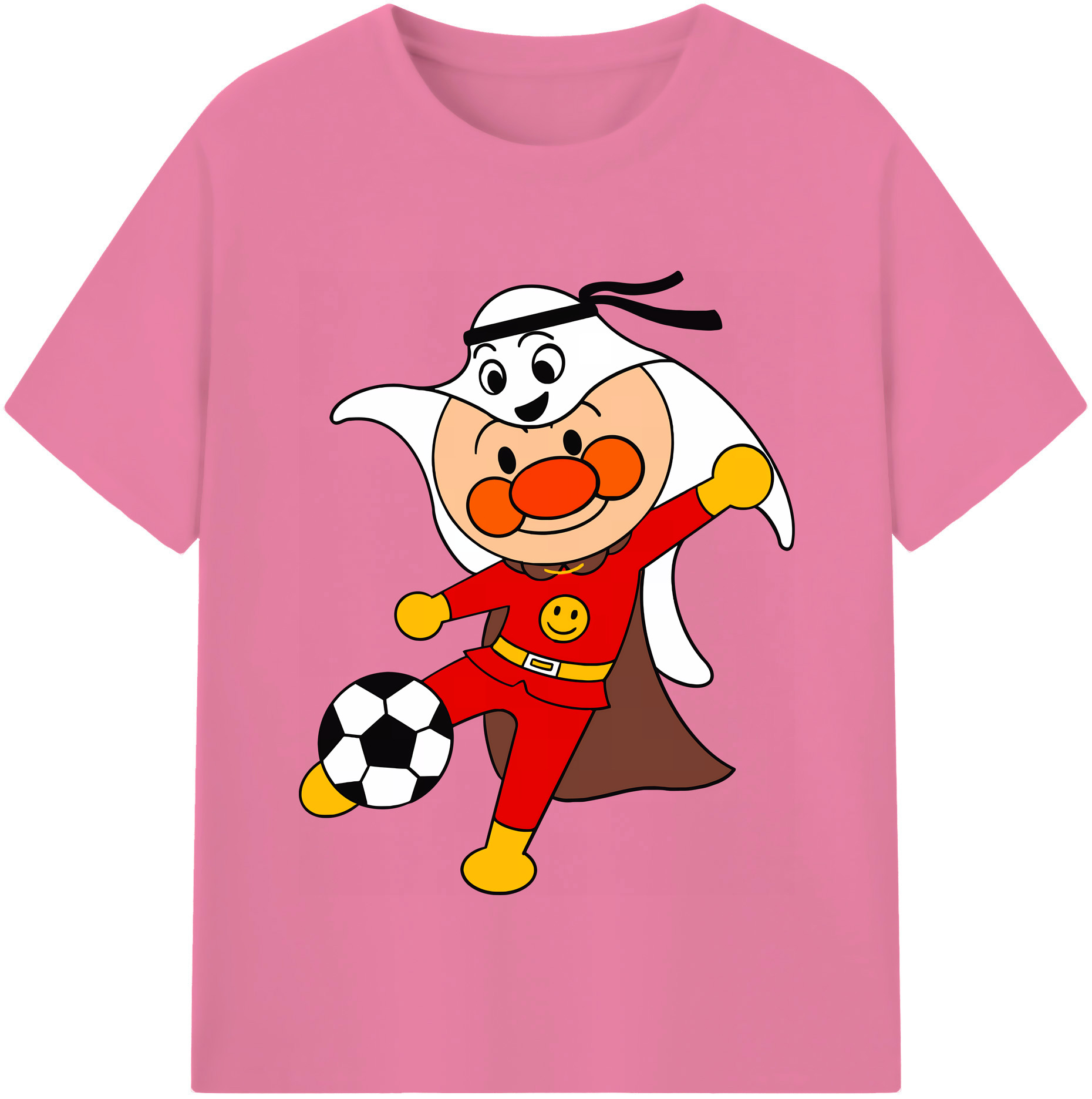 （画像用） アンパンマン Anpanman 綿100％半袖Tシャツ（フロントプリント）